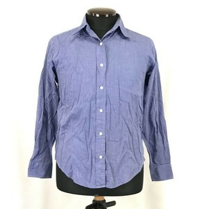 Brooks Brothers/ブルックスブラザーズ★長袖シャツ/ブラウス【Mens size -M/青/Blue】Tops/Shirts◆BH105