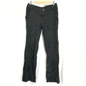 Made in Japan★Coomb Luxe/クームリュクス★ロングパンツ【Women's size-L/40/股下72cm/黒/Black】Pants/Trousers◆BH170