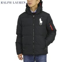 新品 アウトレット ｂ412 XL ビッグポニー 刺繍 リップストップ ダウンジャケット パーカー polo ralph lauren ポロ ラルフ ローレン _画像1