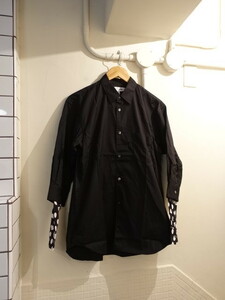 コムデギャルソン　SHIRT レイヤード　袖　ドット　シャツ　22SS 2022SS 新品同様