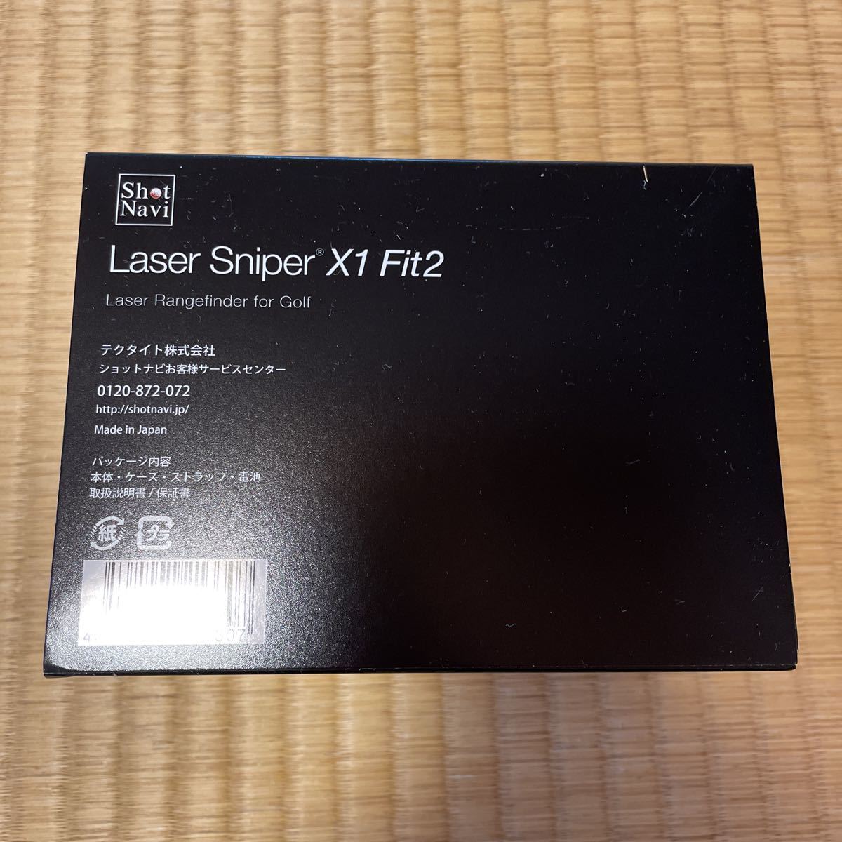 ShotNavi Laser Sniper X1 Fit2 1000 レーザー距離計 ホワイト 未開封
