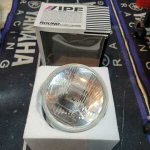  secondhand goods there is no final result IPF head light ASSY halogen H4 circle shape 2 light type position attaching lens cut 9111 brand :IPF old car regular price 5,500 jpy A