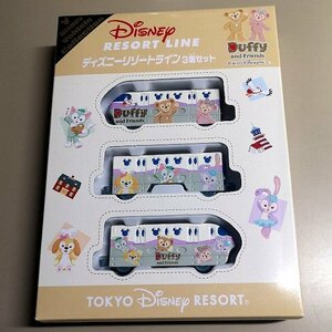 [ бесплатная доставка ] Duffy &f линзы 3 обе комплект Disney resort линия Tomica нераспечатанный vehicle коллекция Tokyo Disney si-