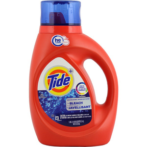 Tide タイド 洗濯洗剤 液体 HE プラス ブリーチ オリジナルセント 1.36L 46oz 29回分