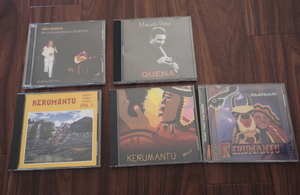 CD 5枚　南米音楽 フォルクローレ　ケーナ　Kerumantu, Una ramos, Macelo pena
