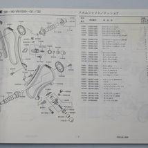 バルカン1500クラシックツアラーVN1500-G1/G2パーツリスト平成11年3月15日発行ネコポス送料無料_画像3