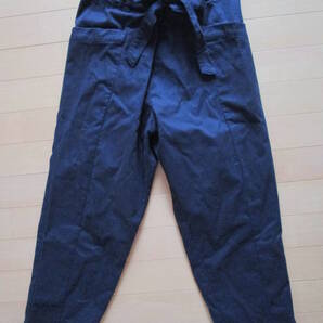 e.r.g*☆blue mate inc.☆ラップ風ウエスト アンクルパンツ♪サイズM☆美品☆ネイビー