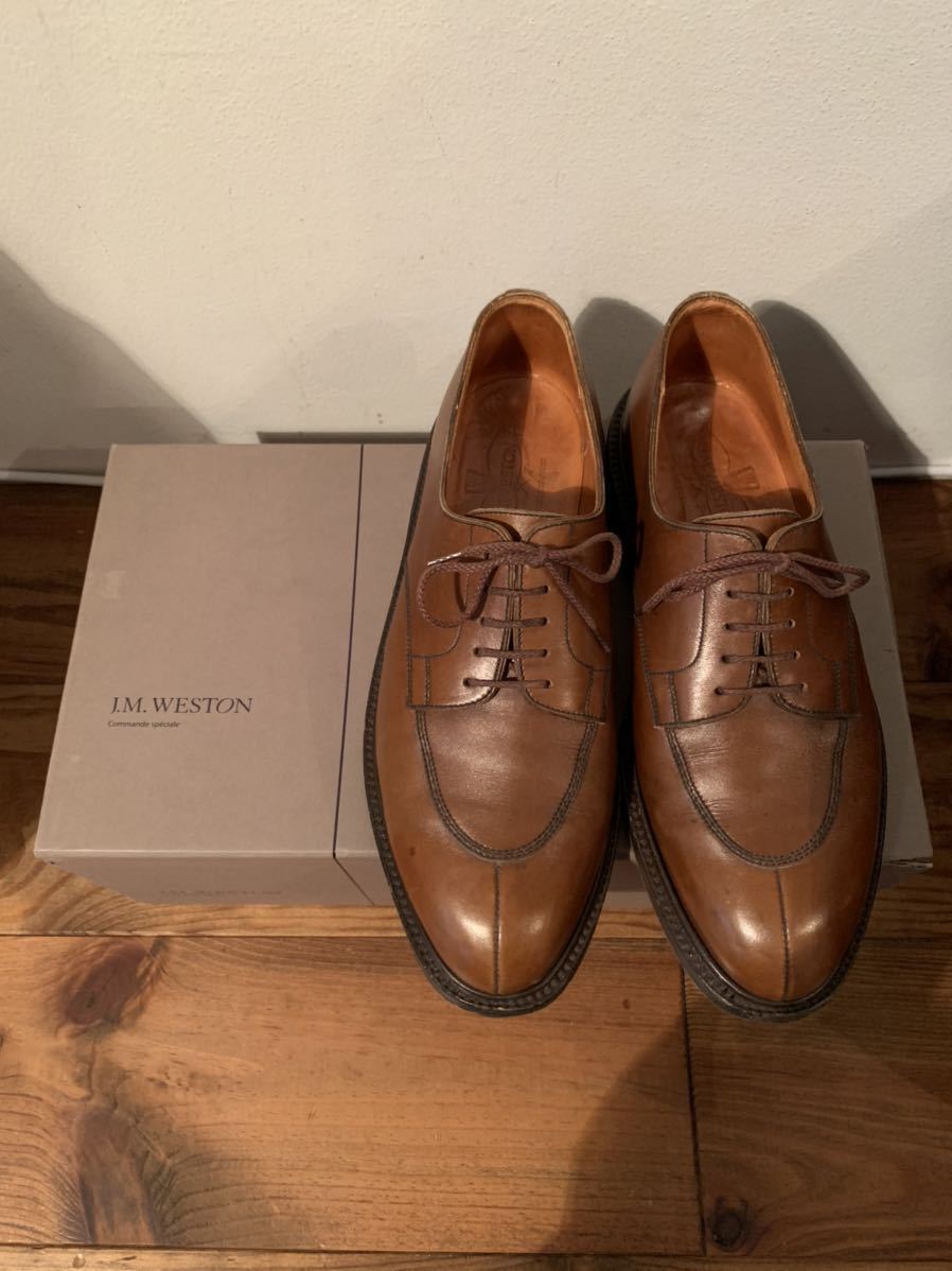 極美品 J.M. WESTON スプリットトゥ ダービー 598 size 7C