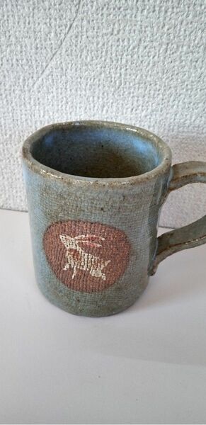 趣味の陶芸　　うさぎのコーヒーカップ 