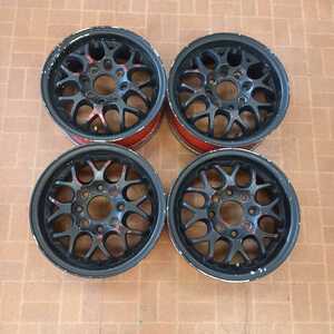 RACING SPARCO 13インチ 5J+47 4H-110 4H-114.3 マルチ 中古