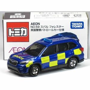 トミカ イオン オリジナル スバル フォレスター 英国 警察 パトロールカー 仕様