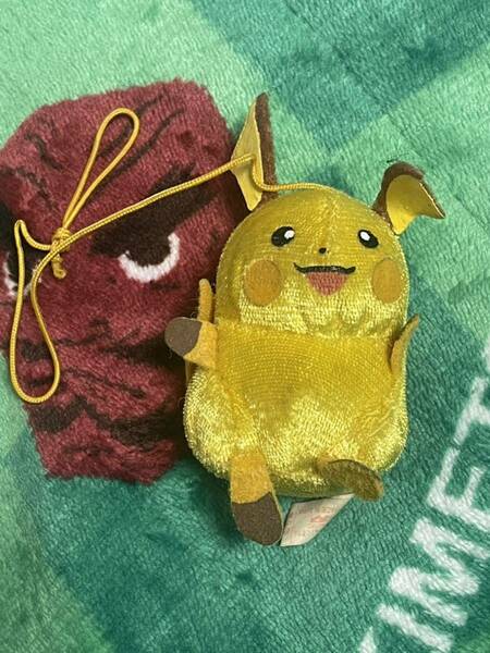 【難あり 鈴欠品】ポケモン すずなりマスコット ライチュウ ぬいぐるみ