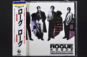 稀少盤 税表記無し 帯付 初CD化盤☆ ROGUE ローグ / ROUGE 廃盤 ■89年盤 CD 1st アルバム 奥野敦士 西山史晃 K30X-356 / K30Y-356 誤植!?