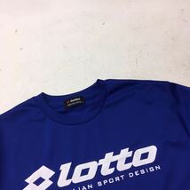 送料無料★lotto ロット★半袖Tシャツ トップス★Mサイズ★青#50116sj150_画像2