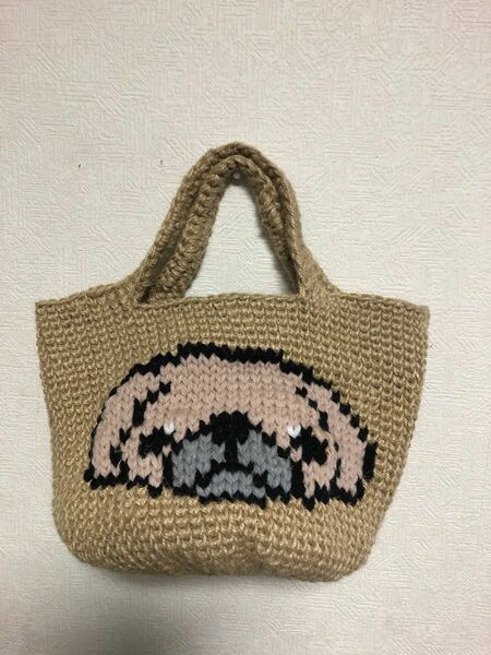 麻紐バッグ　ハンドメイド