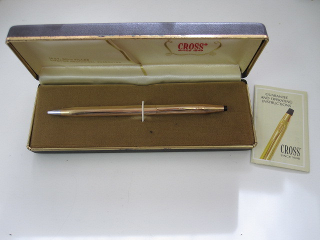 未使用 CROSS クロス 18KT GOLD FILLED セット メーカー希望小売価格