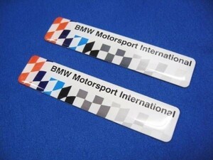 ◆BMW Motorsportエンブレム/F01/F02/F06/F10/F11/F13/F14/F30/F31/F32/M3/M5/モータースポーツ/アクセサリーエンブレム/サイドエンブレム