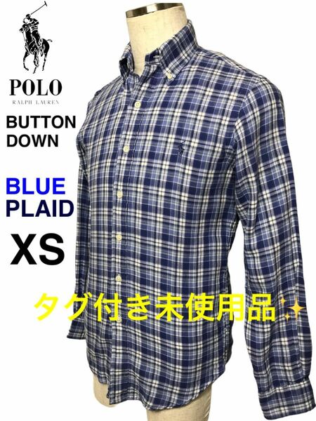 Polo Ralph Lauren ポロラルフローレン BLUEPLAID XS