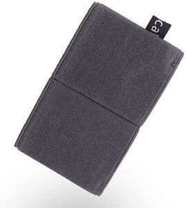 Rasical ラシカル 超小型財布 ニルウォレット カラビナ付き グレー ミニウォレット カードケース