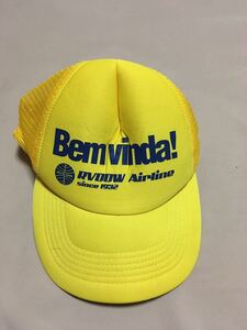 rvddw、reversal（リバーサル）、黄色、メッシュキャップ帽子、フリーサイズ、中古品、送料無料
