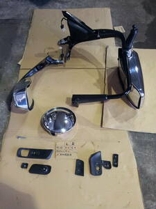  Mitsubishi Fuso Super Great plating cover mirror / mirror stay heat ray / storage motor ( left ) left right set * operation verification ending *R5-1-30