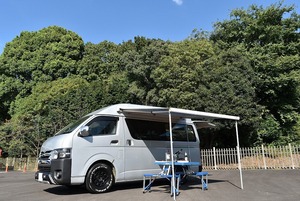 * prompt decision vehicle inspection "shaken" 2 year attaching 4 type face choi bad Hiace rare petsuto together .... camper microwave oven Aichi prefecture / photograph great number 