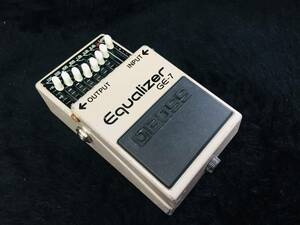  super Medama effector prompt decision goods!!*BOSS GE-7 Equalizer( graphic equalizer )*1981 year from long cellar arrival!!