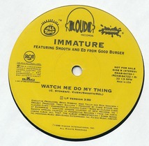 IMMATURE / WATCH ME DO MY THING /US盤/中古12インチ！2845_画像4