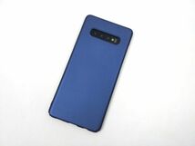 Galaxy S10+ SC-04L SC-05L SCV42 ハードケース カバー 側面フル保護 シンプル 薄型 ネイビー_画像1