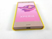 Xperia X Compact SO-02J ハードケース カバー シンプル イエロー_画像5