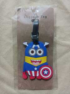  Mini on z* name tag * luggage tag * suitcase tag * name .* Captain America 