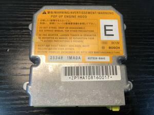 インフィニティー 25348-1MA0A ポップアップ フード エアバッグ コンピューター407934-8440 ECU 修理します。保証付き エアーバック AB2716