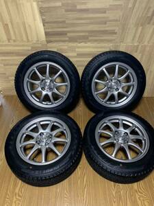 175/65R15 アルミホイルmanaray Dios 4本　4穴　pcd:100 Hankook 2018年　未使用