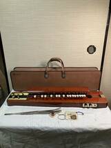 ● ジャンク品 鈴木楽器製作所 大正琴 砂丘 ケース付き 和楽器_画像1