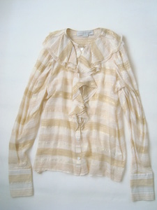 STELLAMcCARTNEY シルクシャツブラウス size42 ステラマッカートニー