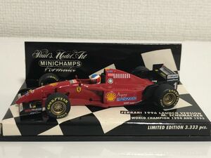 1/43 ミニチャンプス フェラーリ 1996 ラウンチ シューマッハ no barcode 432pcs