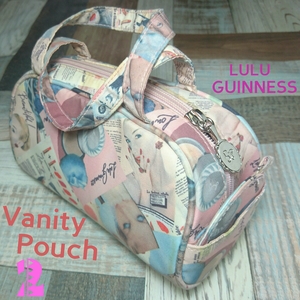 【未使用新品】　LULU　GUINNESS　ルルギネス　ミニ　バッグ型　バニティ　ポーチ　２　C1151