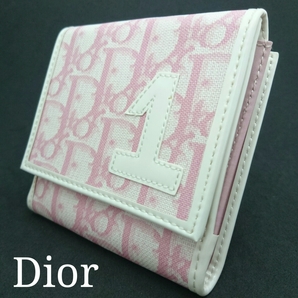 【未使用新品】 Dior ディオール トロッター 折り財布 C348の画像1