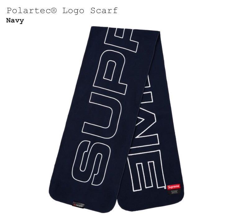 2023年最新】ヤフオク! -supreme polartec logo scarf navyの中古品 