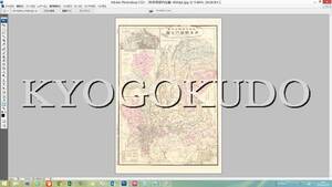 ★明治２８年(1895)★大日本管轄分地図　岐阜県管内全図★スキャニング画像データ★古地図ＣＤ★京極堂オリジナル★送料無料★