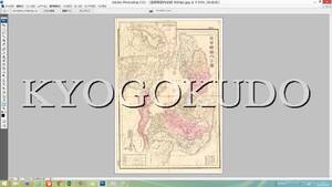 ★明治２８年(1895)★大日本管轄分地図　滋賀県管内全図★スキャニング画像データ★古地図ＣＤ★京極堂オリジナル★送料無料★