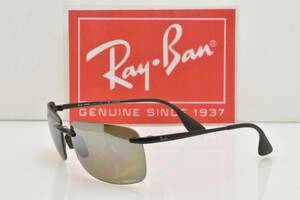 ★新品・正規輸入品！Ray.Ban レイバン POLARIZED 偏光 RB4255 601/5J ブラック ポラライズドシルバーミラークロマンス★