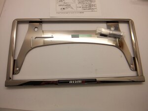  Nissan Note (E12) Nismo NISMO black chrome plating number frame 