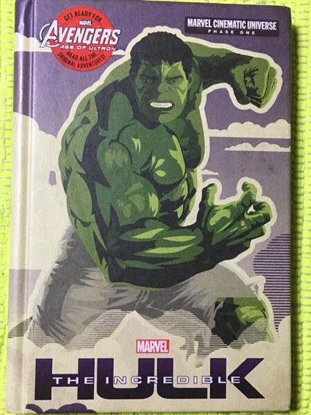 洋書MARVEL製ハルクのハードカバー本THE INCREDIBLE HULK♪