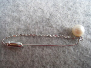 [SAMU] beautiful!! large grain natural ... pearl 8.5mm brooch * beautiful goods!