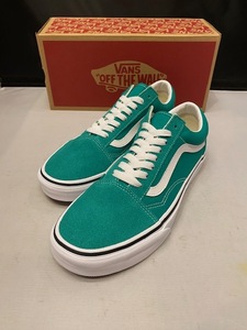 【新品】VANS OLD SKOOL PEPPER GREEN/TRUE WHITE US6.5 24.5cm ヴァンズ バンズ オールドスクール ペッパーグリーン トゥルーホワイト