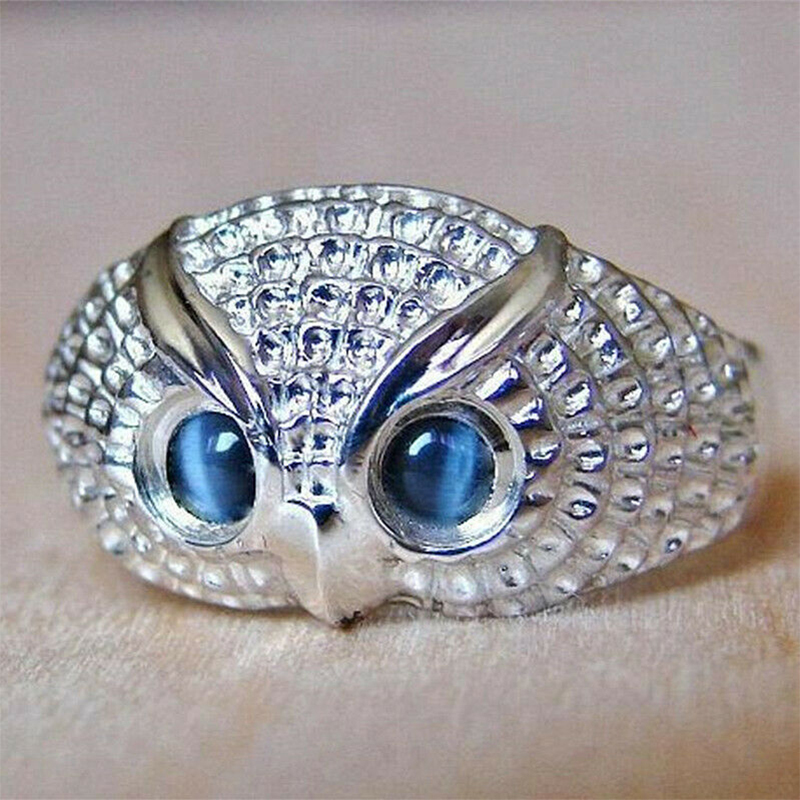 未使用 SWAROVSKI スワロフスキー MARCH OWL フクロウ モチーフ リング