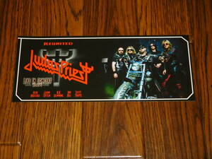 JUDAS PRIEST JAPAN TOUR 2005 福岡公演＆大阪公演の告知の非売品ステッカー！ Rob Halford 3/8