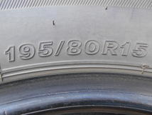 G10 送料無料 195/80R15 冬2本セット スタッドレス LT 103/101L 195/80-15 195-80-15 BRIDGESTONE BLIZZAK VL1 ハイエース キャラバン_画像4