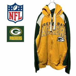 【NFL Green Bay Packers】ジップアップパーカー A-259